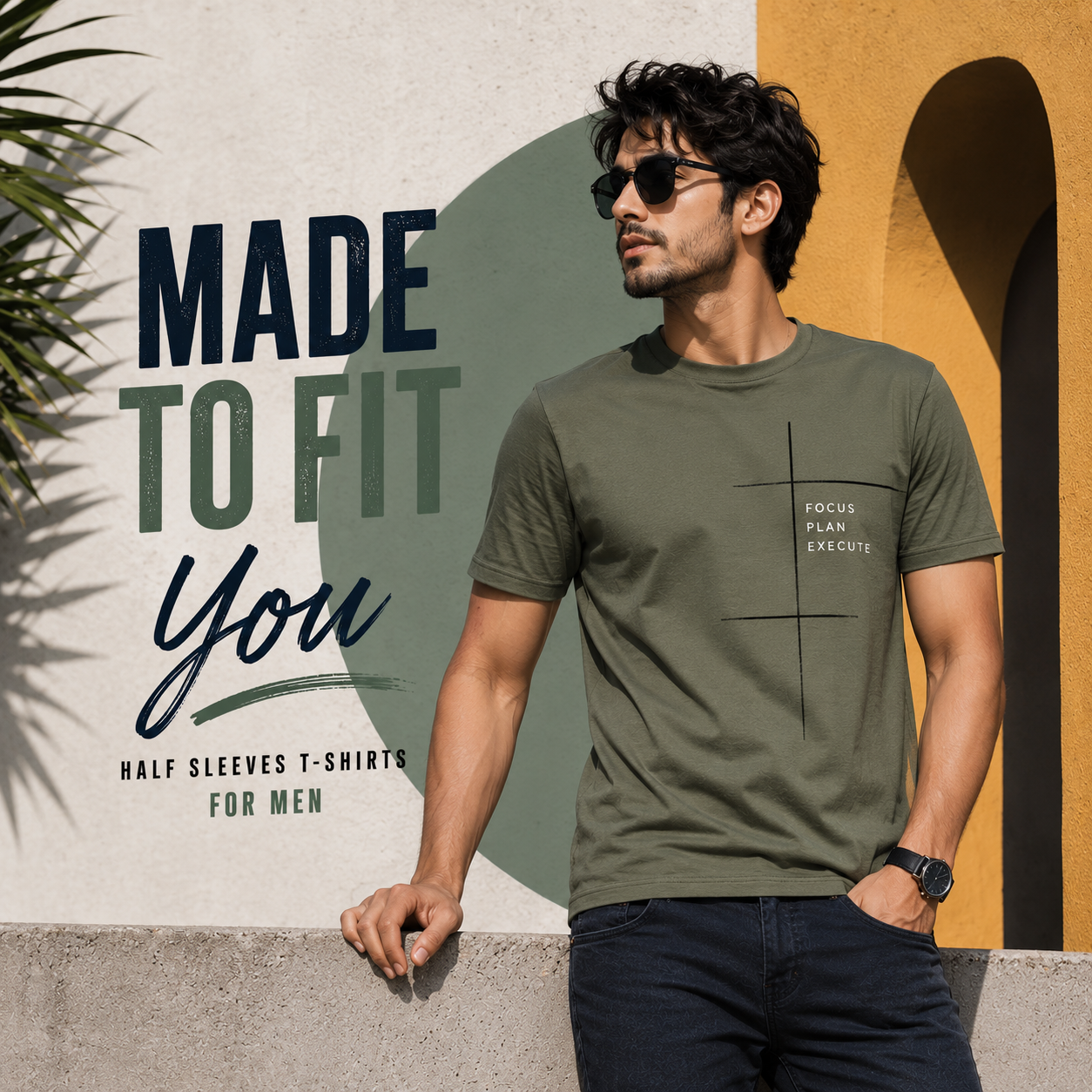 Half Sleeves T-Shirts For Men